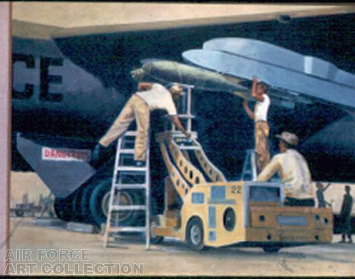 BOMB LOADING AT GUAM